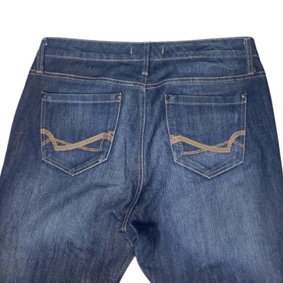 Nine West Vintage America Jeans Women’s Size 8 Bootcut Midrise Blue - Picture 4 of 6